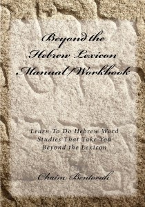 Beyond the Hebrew Lexicon Manual-Workbook