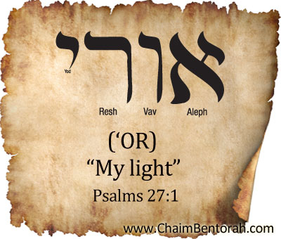 light of my life in hebrew