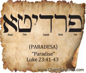 How many times is the word paradise in the bible Hebrew Aramaic Word Study Paradise Chaim Bentorah