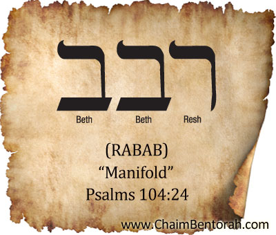 HEBREW WORD STUDY – MANIFOLD – RABAB – רבב  