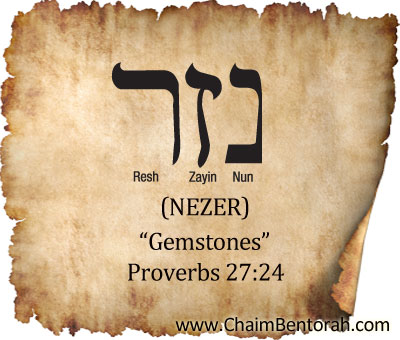 HEBREW WORD STUDY – GEMSTONES – NEZER