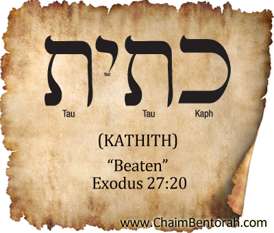 HEBREW WORD STUDY – BEATEN 