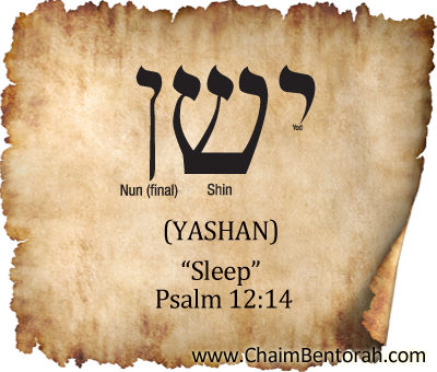 HEBREW WORD STUDY – SLEEP