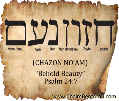 HEBREW WORD STUDY – BEHOLD BEAUTY | Chaim Bentorah