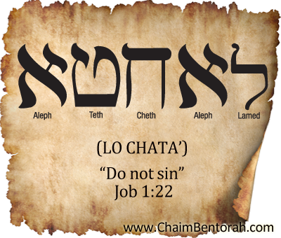 HEBREW WORD STUDY – DID NOT SIN