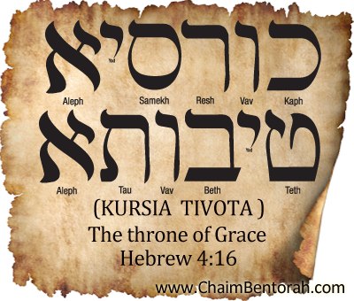 HEBREW WORD STUDY – THE THRONE OF GRACE