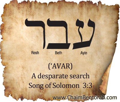 HEBREW WORD STUDY – A DESPERATE SEARCH