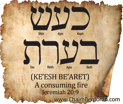 HEBREW WORD STUDY – A CONSUMING FIRE