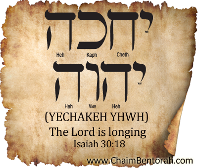 HEBREW WORD STUDY – THE LORD IS LONGING