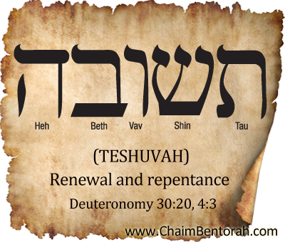 Hebrew Word Study – Renewal and Repentance – Teshuvah  תשובה