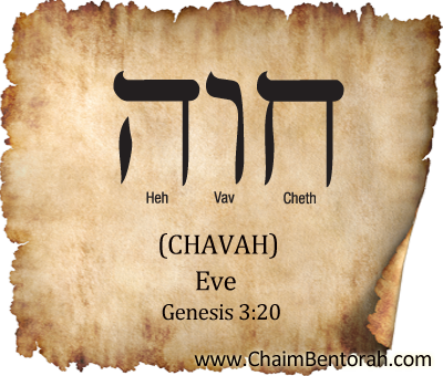 Hebrew Word Study – Eve – Chavah  חוה  